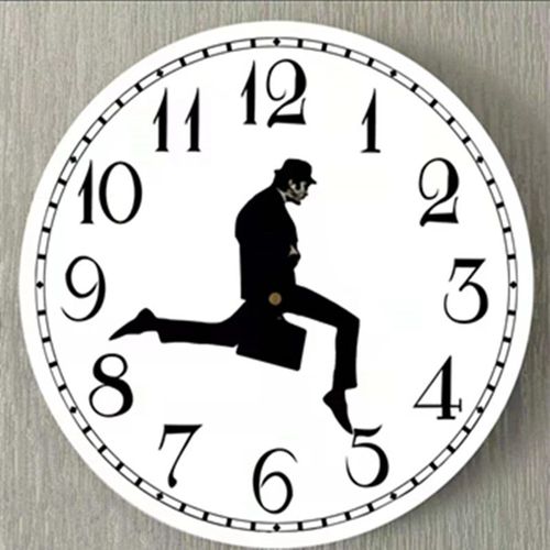 Ministry of Silly Walk Horloge murale, Comédien, Décoration d'intérieur, Nouveauté, Montre murale, Marche amusante, Silays euse