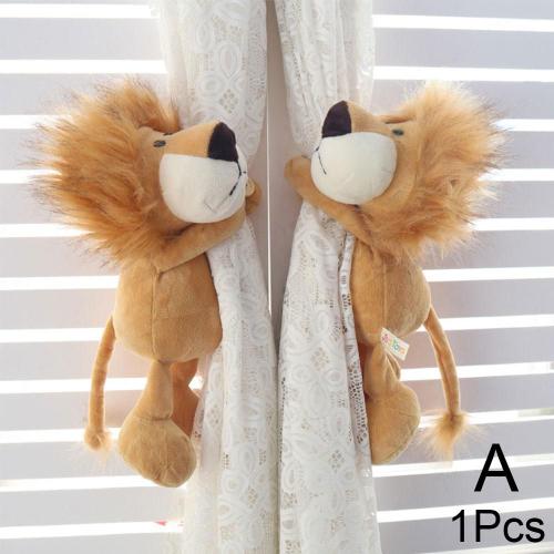 Support D'embrasse De Rideau D'animaux De La Forêt De La Jungle, Crochets De Support, Sangles De Chambre, Décoration De Dos, Accessoires De Retenue Pour Enfants, I1q5, 1pc