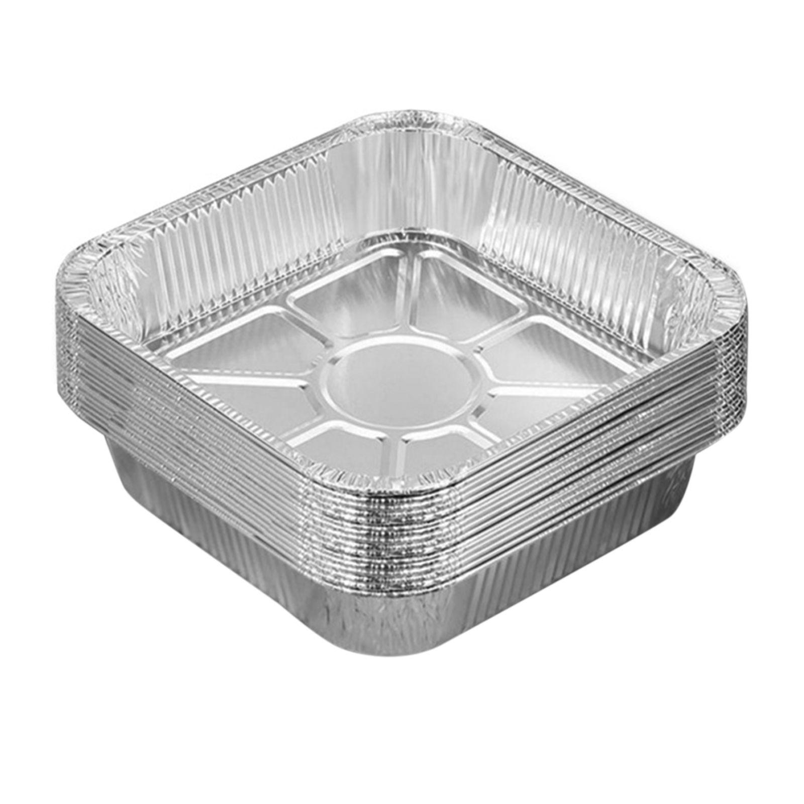 Boîte à lunch jetable Plateau en étain Rectangulaire Aluminium