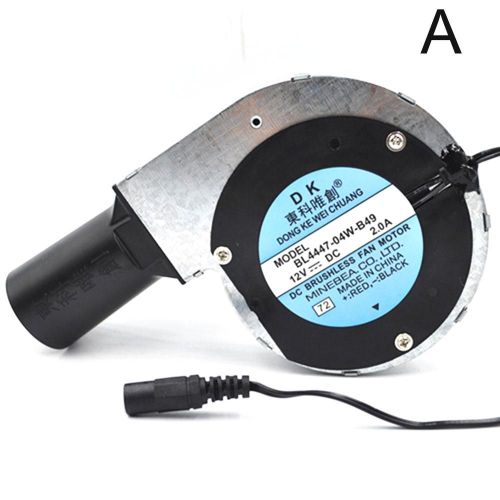 Ventilateur De Barbecue Électrique Portable, Souffleur Turbo À Haut Volume Avec Port De Collecte D'air, Outil De Combustion De Poêle