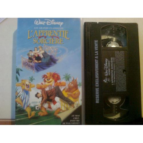 Cassette Vidéo Vhs - L'apprentie Sorcière - Walt Disney