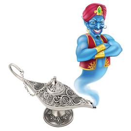Acheter Lampe Aladdin sculptée exquise, Pot à huile de thé en