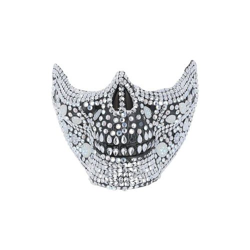 Demi-Masque Crâne Cristal Adulte