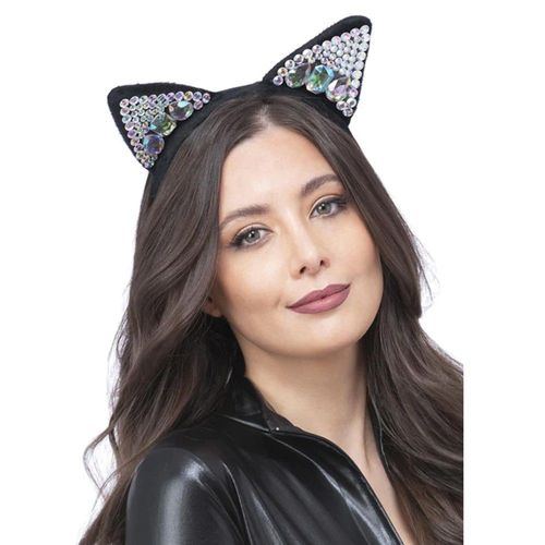 Serre-Tête Oreilles Chat Bijoux Adulte