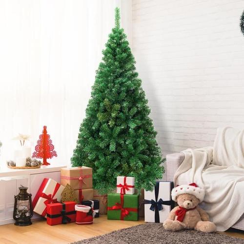 Le Sapin de Noel Artificiel Vert 1m80 avec pied