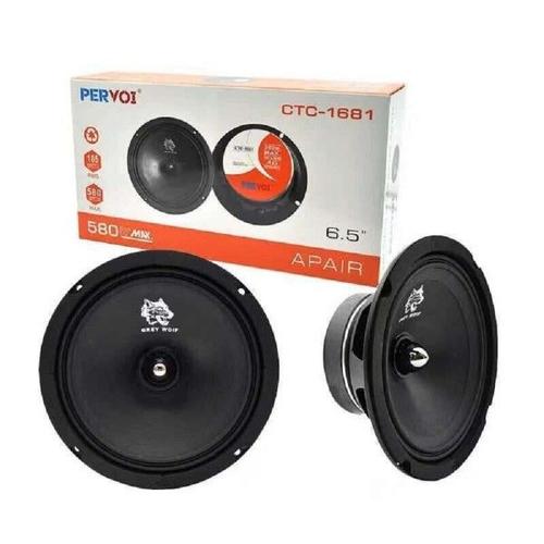 Trade Shop - Paire De Haut-Parleurs Voiture Woofer 580 Watt 16 Cm Ctc-1681