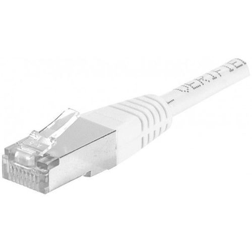 Dexlan Cat6a Rj45 Patch Cable S/ftp White - 5 M