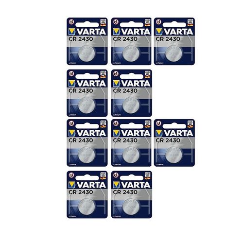 10 piles Varta CR2430