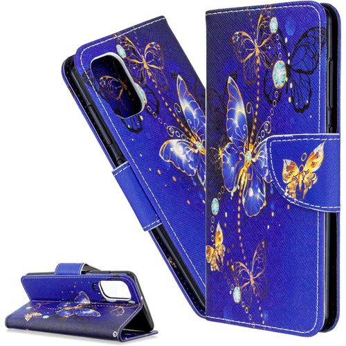 Coque Galaxy S20 Fe 5g,Portefeuille Etui Housse Pour Samsung Galaxy S20 Lite Coque Paillette Paillon Fleur Anime Pu Cuir Flip Wallet Couverture Pour Galaxy S20 Fe 5g,Bf Purple Butterfly