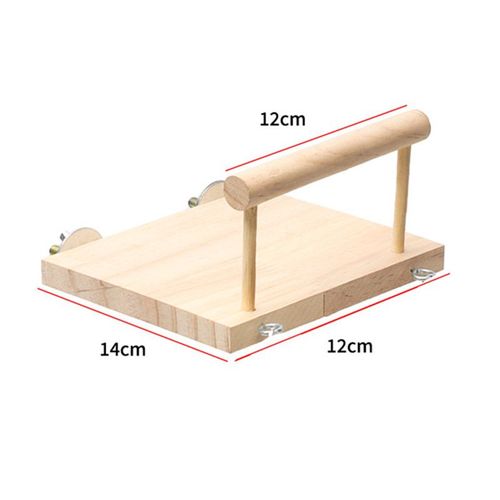 Perchoir De Balançoire En Bois Pour Perroquet, Oiseau, Jouet Pour Animaux De Compagnie, Plateforme De Suspension, Perruche, Perruche, Perchoirs, Planche Pour Cage À Oiseaux