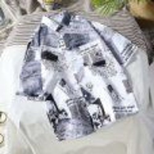 Coréen Rétro Feuilles Ananas Couple Floral Chemise A Manches Courtes Été All-Match Hommes Et Femmes Avec Le Meme Style Plage Bord De Mer Chemise