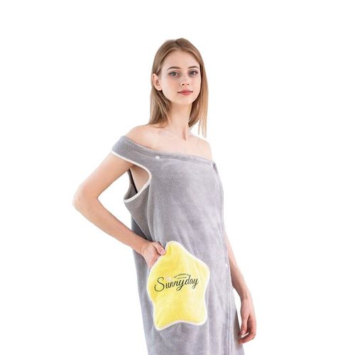 Smile-Peignoirs De Bain Épais Pour Femme, Serviette Absorbante, Lèvent À Vaccage Rapide, Vêtements De Maison, Vêtements De Nuit, Rose, Bleu
