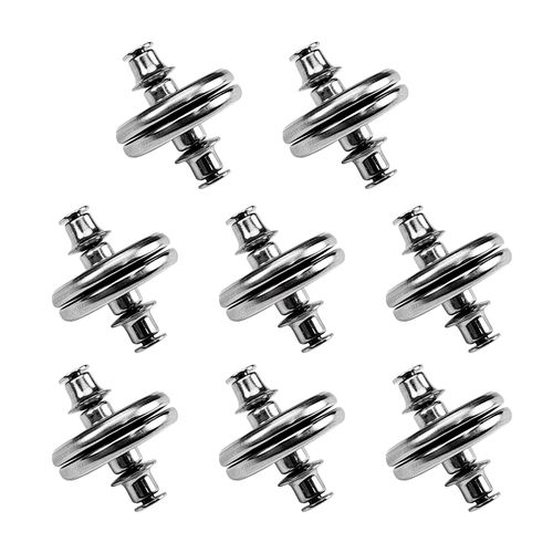 Nappe Fermée Avec Clips À L'arrière, 8 Pièces, Conception Magnétique, Protection Serrée, Remplacement Coupe-Vent, Rideau De Douche, Draperie De Poids