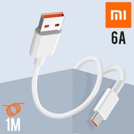 Original Xiaomi - Câble USB Type C Super Dart 66W 65W 6A pour recharge rapide et transfert de données, cordon de chargeur compatible avec Xiaomi Poco M3 X3 NFC F2 Mi 11 9 Samsung Huawei OPPO...