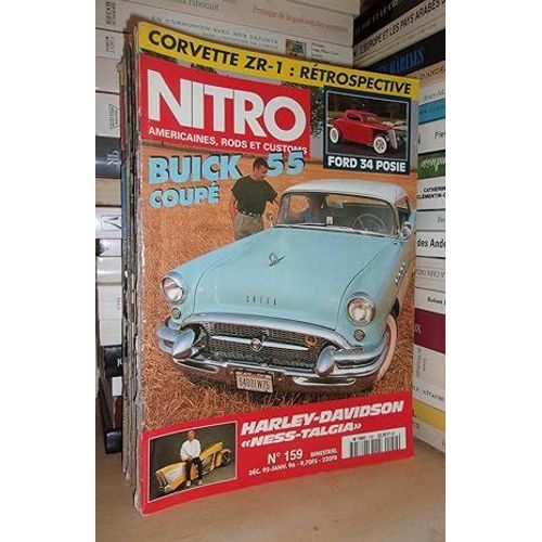 Nitro N° 159 - Déc.1995-Jan.1996 : Buick 55 Coupé - Harley Ness-Talgia