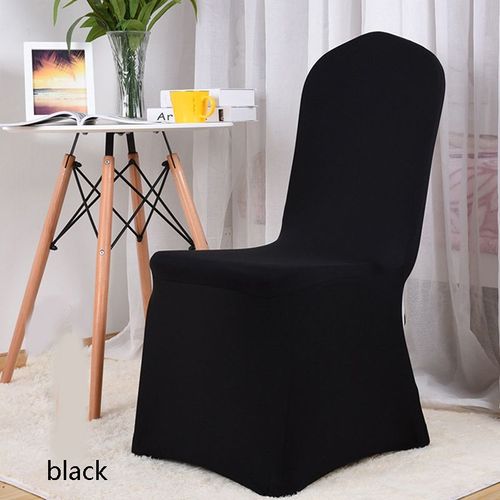 Housse De Chaise En Tissu Lycra, Polyester, Spandex, Pour Mariage, Fête, Banquet, Hôtel, Dîner, Extérieur, Blanc, 1 Pièce
