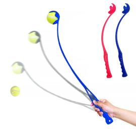 Lanceur de balle pour chien - Jouet de chasse pour chiens de grande et  moyenne taille - Balle de tennis portable mains libres - Jouet d'exercice  et