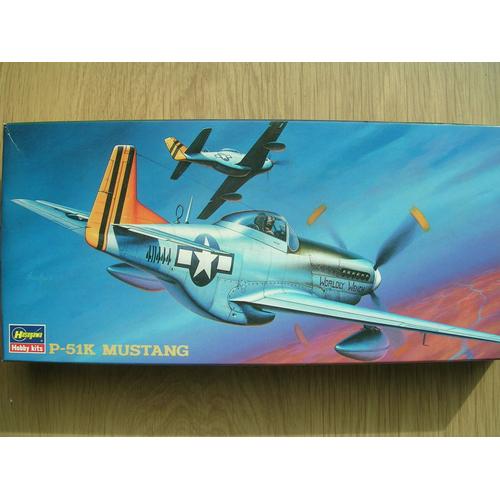 Maquette D'avion Hasegawa 1/72 North American P-51k Mustang-Hasegawa