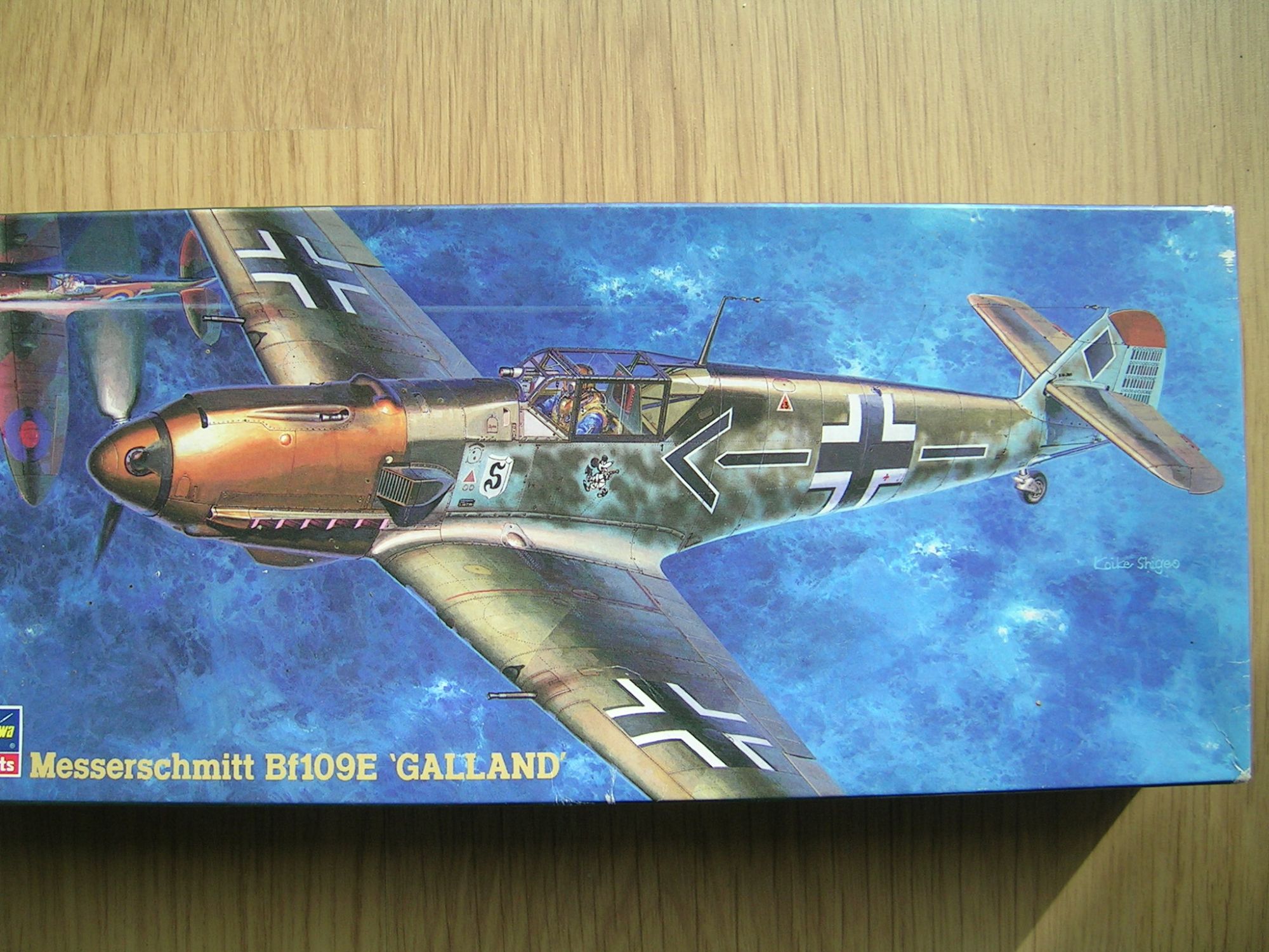 Maquette D'avion Hasegawa 1/72 Messerschmitt Bf 109e 'galland'-Hasegawa