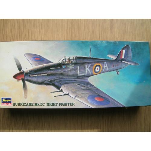 Maquette D'avion Hasegawa 1/72 Hawker Hurricane Mk Iic 'night Fighter'-Hasegawa