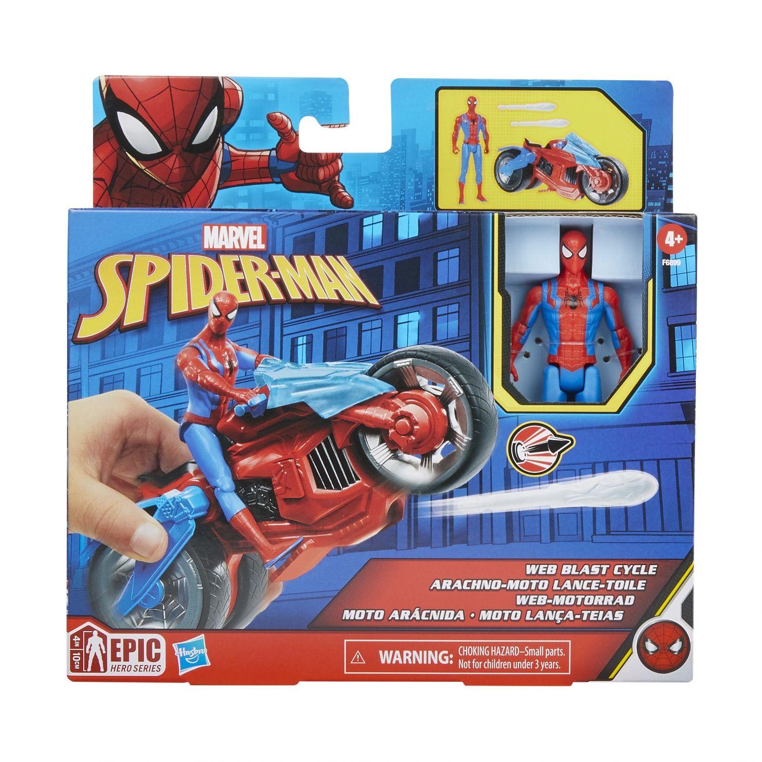Soldes Hasbro Marvel Spider-Man Arachno-Moto Lance-Toile 2024 au meilleur  prix sur