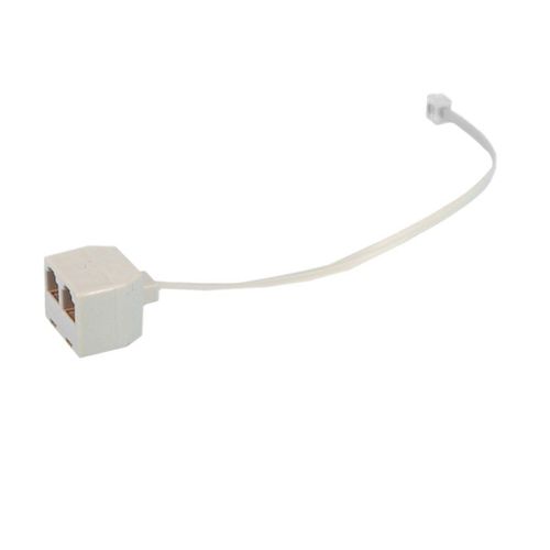 Connecteur de ligne téléphonique RJ11 6P4C mâle à 6P4C femelle, séparateur de prise de téléphone à 2 voies, convertisseur adaptateur