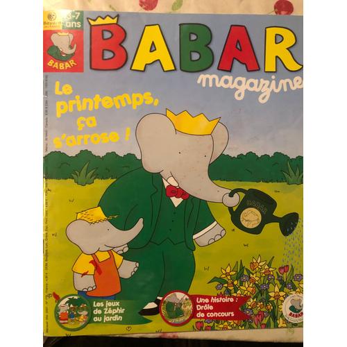 Babar Magazine N° 178 Le Printemps Ca S Arrose