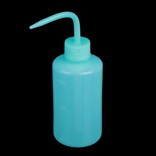 Bouteille de savon de laboratoire en plastique blanc transparent, 1 pièce, lavage propre, diffuseur à presser