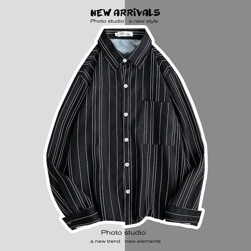 Style Rétro Chemise A Manches Longues Hommes Japonais Hawaien Style Coréen Tendance Couple Imprimé Floral Printemps Et Automne Chemise Veste