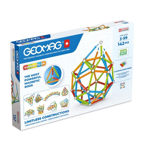 386 Geomag Supercolor Re 142- Kit De Construction Magnétique Coloré Et Créatif - Jeux De Construction - Unisexe
