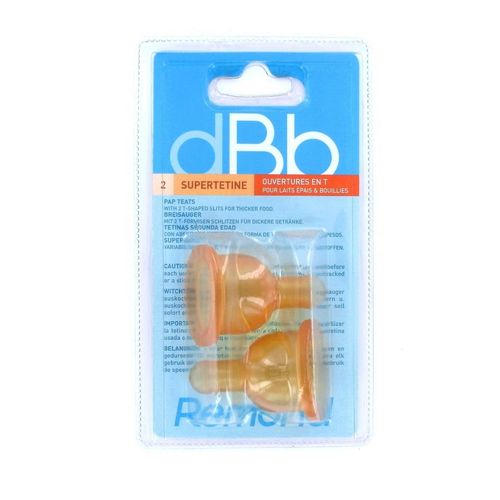 Tétines Caoutchouc Pour Liquide Épais 2ème Âge - Dbb Remond