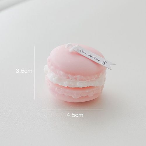 Bougie de gâteau macaron Kawaii, décoration de la maison, parfum d'aromathérapie, anniversaire intérieur, fête de mariage, cadeau de Noël, souvenir de nouvel an