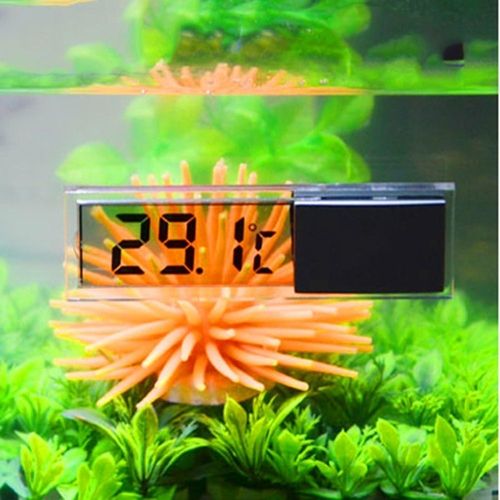 Thermomètre Électronique Numérique Lcd Pour Aquarium, Thermomètre Numérique 3d Pour Température, Autocollant Pour Poissons, Crevettes, Tortues