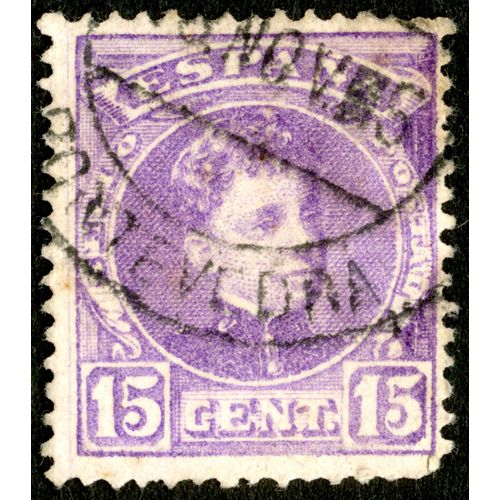 Timbre Oblitéré Espana, 15 Cent