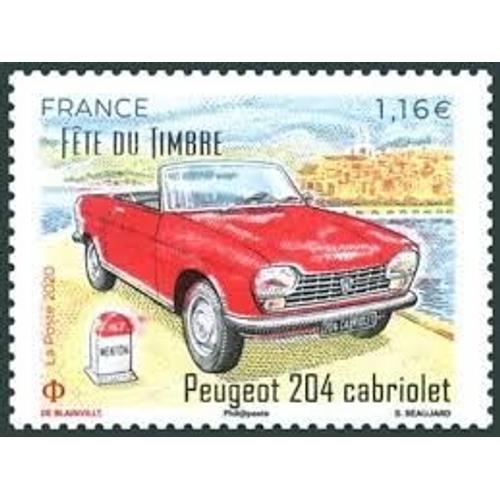 Fête Du Timbre : Voitures Anciennes : Peugeot 204 Cabriolet Année 2020 N° 5429 Yvert Et Tellier Luxe