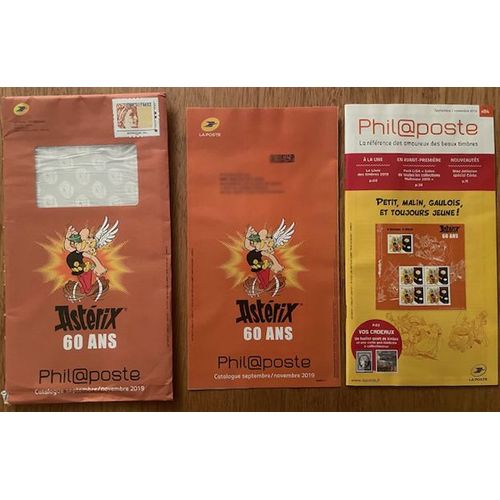 Publicité Et Catalogue Philaposte - Asterix 60 Ans - 2019