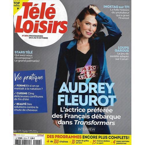 Tele Loisirs N°2014 05/10/2024 Rencontre Exclusive: Audrey Fleurot/ Inoxtag/ Béatrice Dalle/ "Loups-Garous"/ Surréalisme/ Patrick Parroux/ The Batman