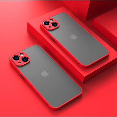 Coque Iphone 15 Rouge Transparent 
