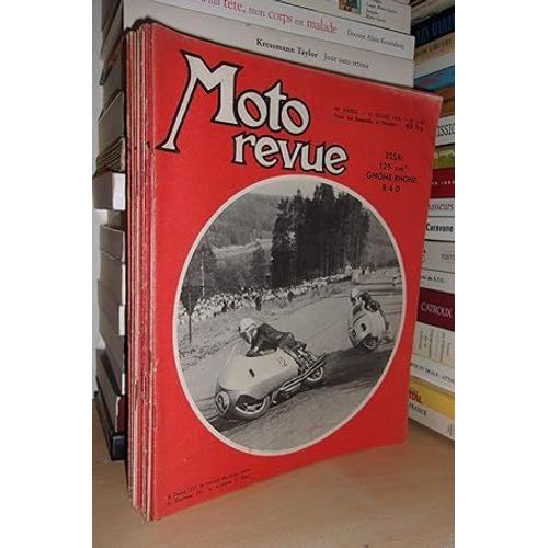 Moto Revue N° 1299: 21 Juillet 1956. 44e Annéé. (Essai 125 Cm3 Gnome-Rhône R 4 D)
