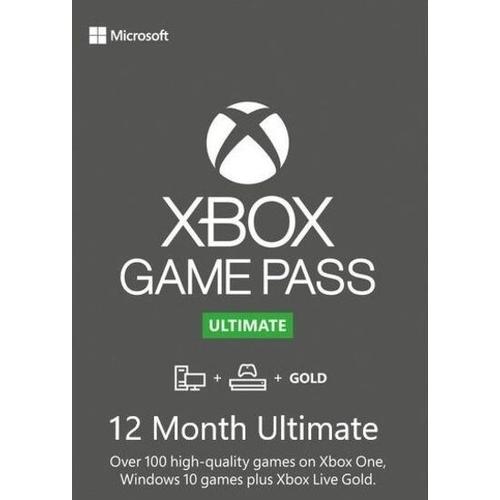 Xbox Game Pass Ultimate  12 Month Subscription Xbox One Windows 10 Xbox Live