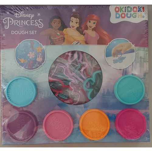 Disney Princess - Coffret Pate À Modeler - 6 Pots + 9 Formes