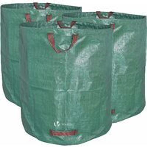 Sacs de Jardin XXL Lot de 3 Sac Jardin 272L Sacs de dÃ©chets Jardin rÃ©sistants Sac Ã  dÃ©chets de Jardin Sac dÃ©chet en PP Robuste Lot de 3 Sacs Ã  dÃ©chets de Jardin Sacs Poubelle de Jardin A