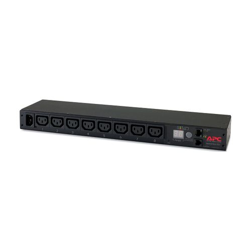 PDU en rack avec compteur APC AP7820B - Unité de distribution secteur (rack-montable) - CA 200/208/230 V - 2300 VA - Ethernet 10/100 - entrée : IEC 60320 C14 - connecteurs de sortie : 8 (power...