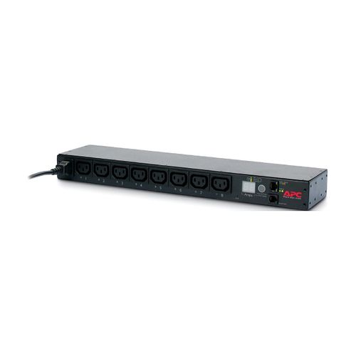 PDU en rack commuté APC AP7920B - Unité de distribution d'alimentation - CA 200/208/230 V - 2300 VA - Ethernet - entrée : IEC 60320 C14 - connecteurs de sortie : 8 (power IEC 60320 C13) - 1U -...