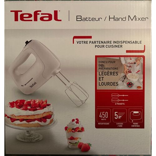 Tefal HT450N10 Batteur à main 450 W Blanc