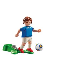 Playmobil Sport Et Action Football - 1 Footballeur Français, Cage Et Accessoires - 8 Pièces