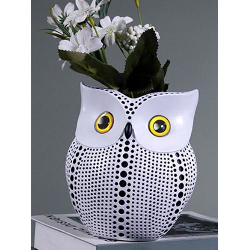 Collection de Vase en forme de hibou, pièce maîtresse de Table rustique et esthétique, décoration pour la maison, bibliothèque