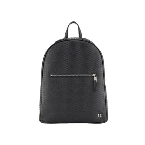 Sac à dos Armani Exchange tessuto spalmato Homme Noir