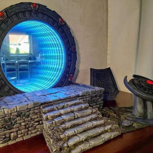 Star Gate Light Mirror Cove DIS TICS Cosplay Prop Anime Engineer Collectable Sculpture Model Toy Gift for Géré