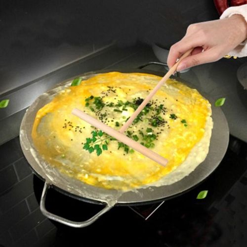 MOONBIFFY ? crêpière en bois en forme de T, bricolage, épandeur de pâte à crêpes, bâton, cuisine domestique, Restaurant, cantine, fournitures spéciales